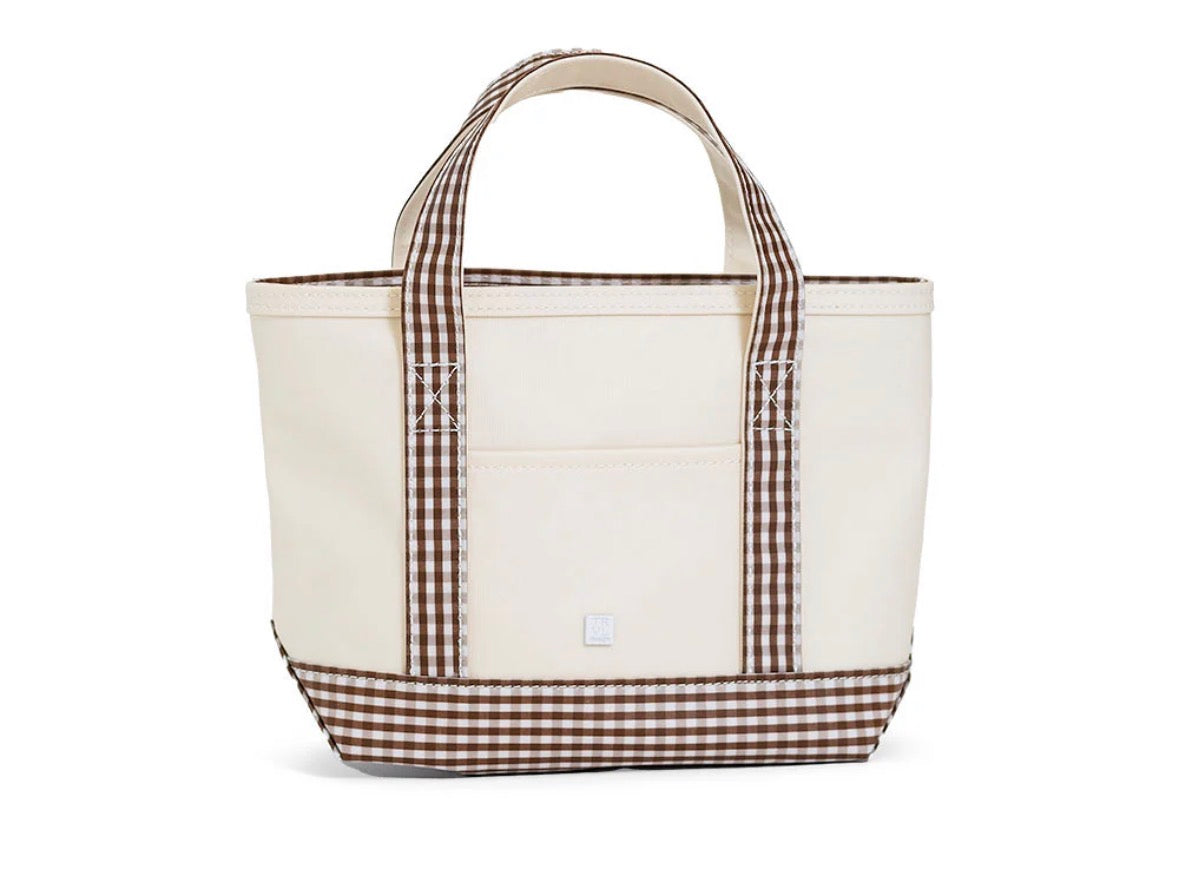 Mini Tote Coated Canvas