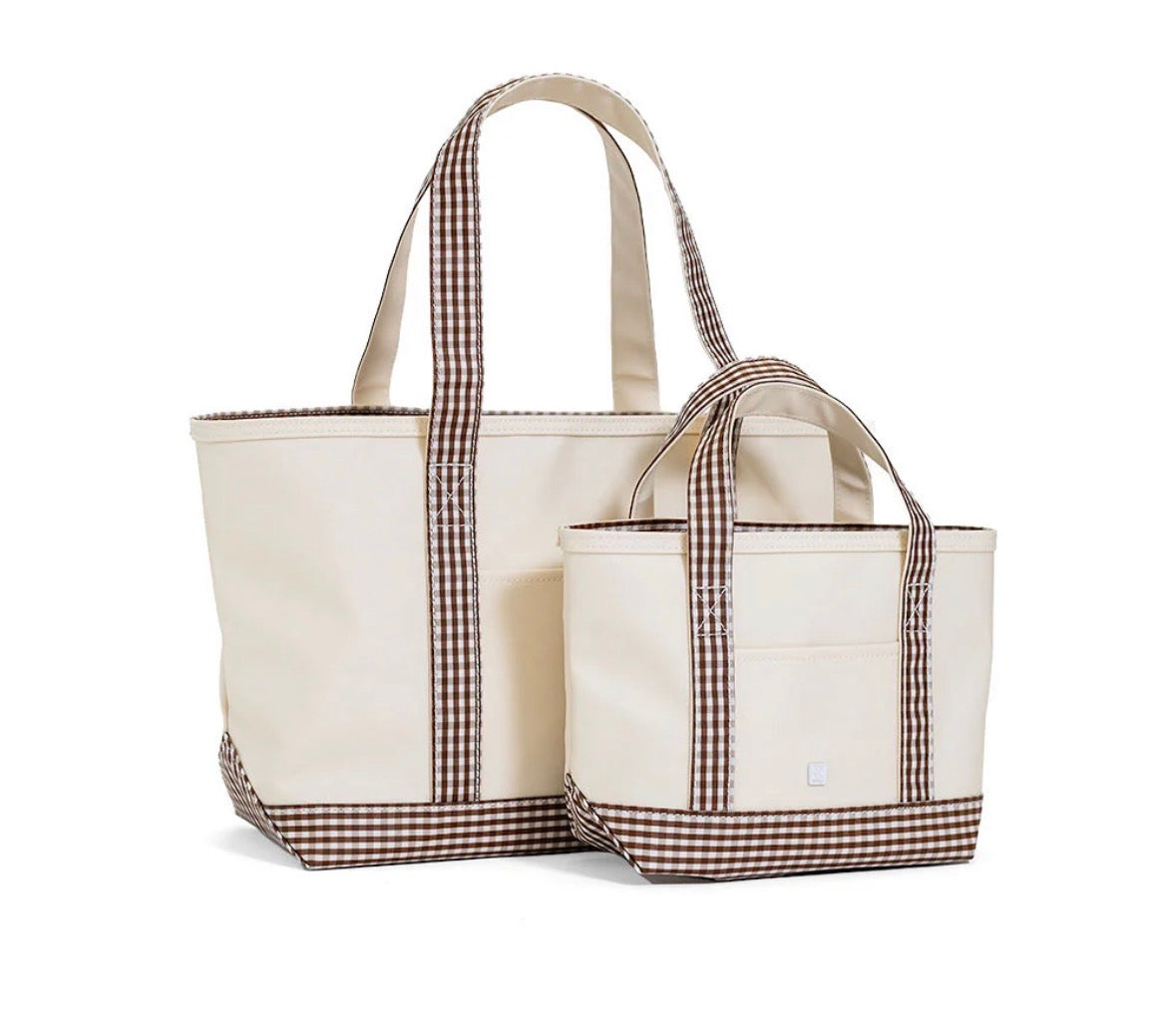 Medium Coated Canvas Tote