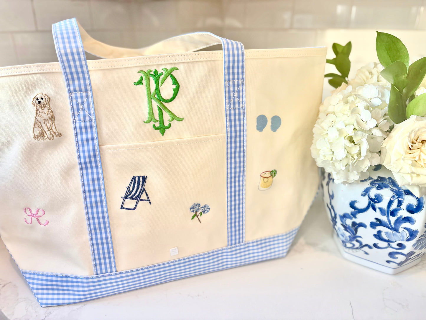 Maxi Tote Coated Canvas