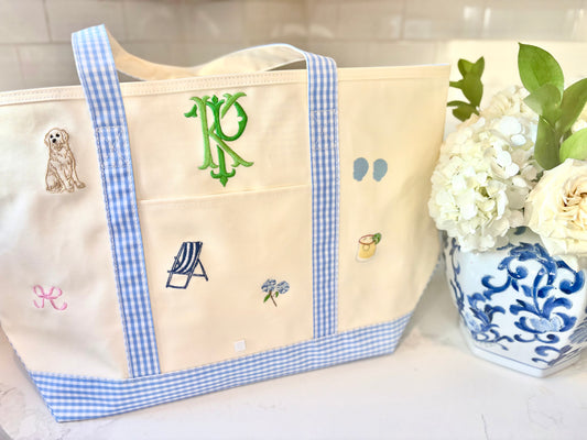 Maxi Tote Coated Canvas