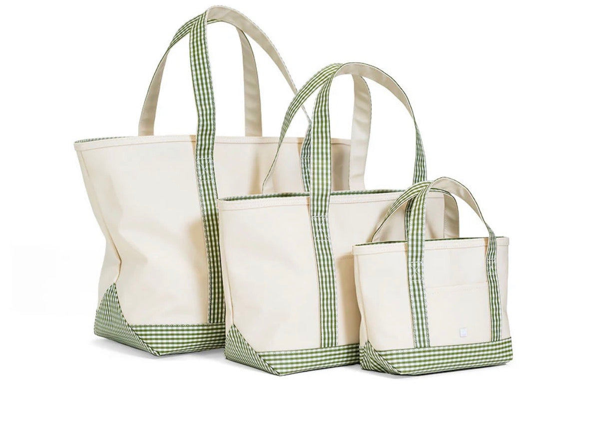 Maxi Coated Canvas Tote
