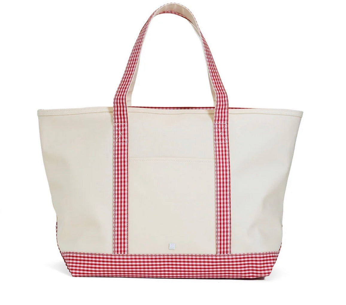 Maxi Coated Canvas Tote