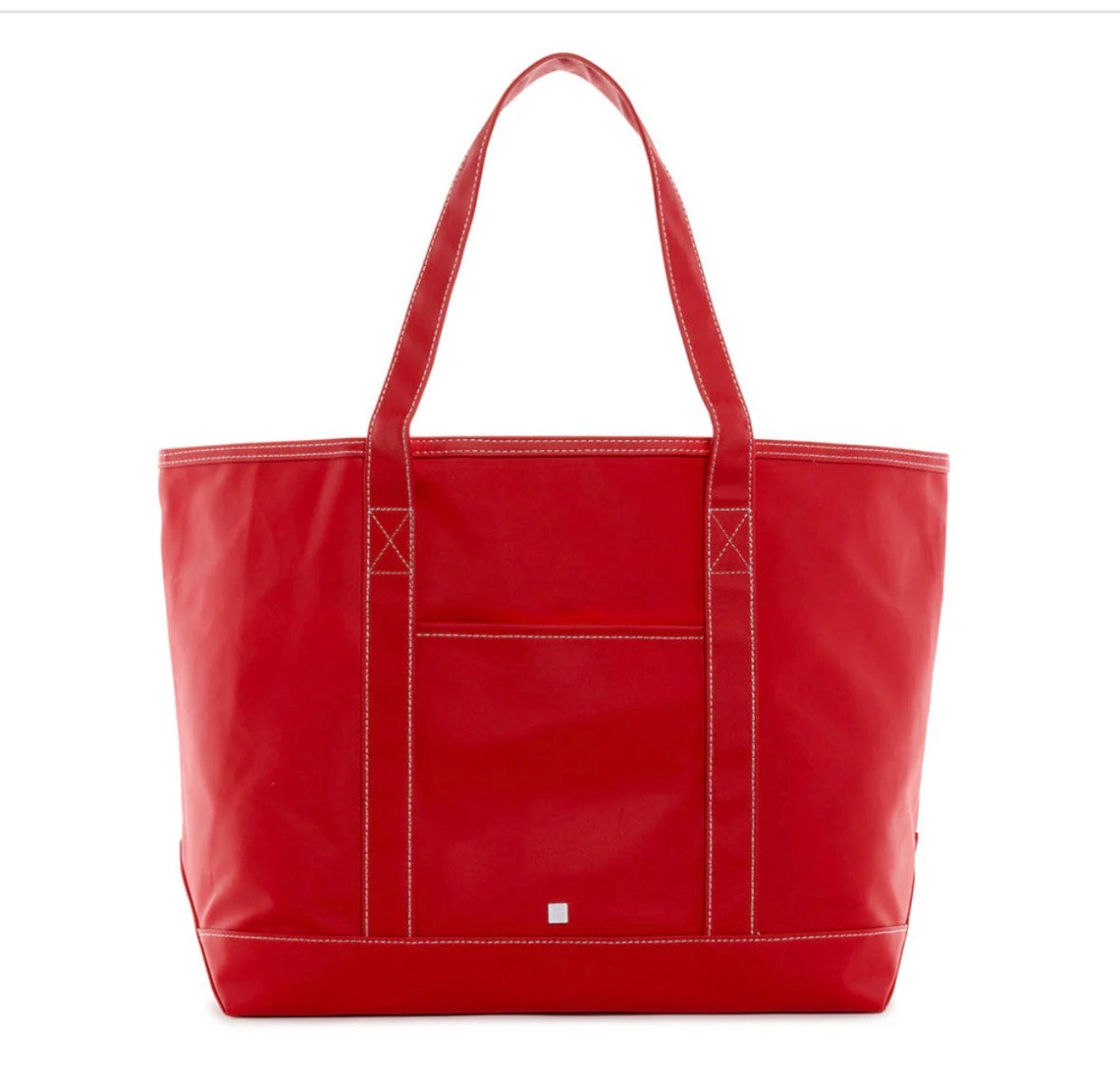Maxi Coated Canvas Tote