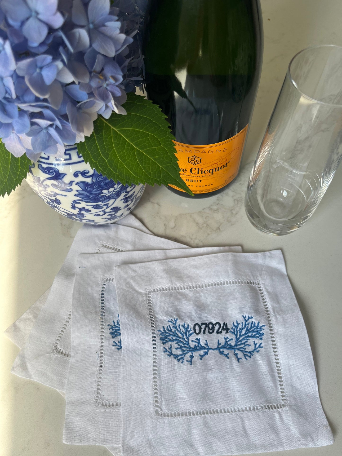 Monogrammed Embroidered Linen Cocktail Napkins, Linen Drink Napkin, Bar Cart Napkin, Embroidered Hostess Gift, Monogrammed Housewarming Gift