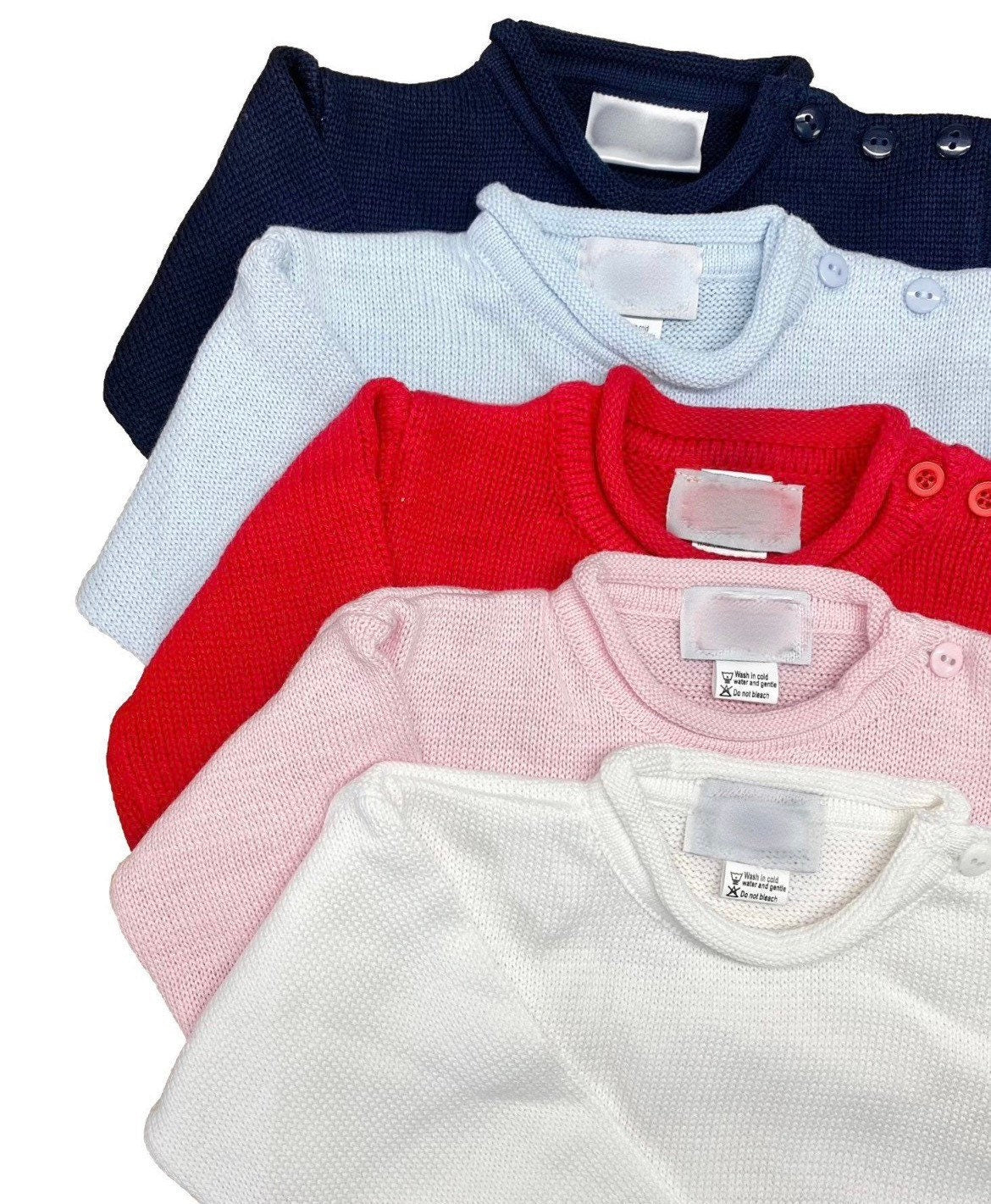 Rollneck Monogrammed Knit Sweater | Child's Personalized Sweater | Big Brother Shirt |Big Sister Shirt | Long Sleeve Embroidered Pullover