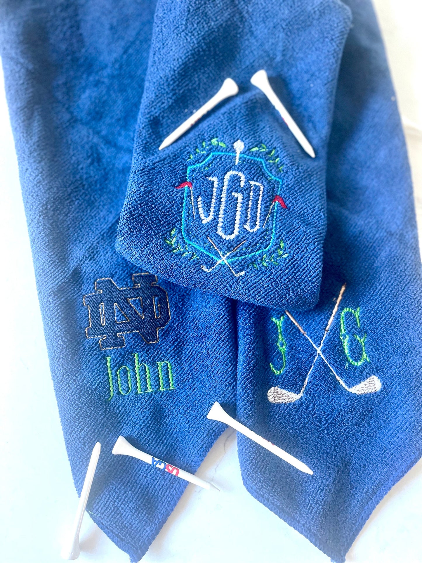 Personalized Golf Towels, Monogrammed Golf Towel, Embroidered Golf Towel, Custom Golf Gift, Golf Gifts for Men, Father's Day, Bachelor Party