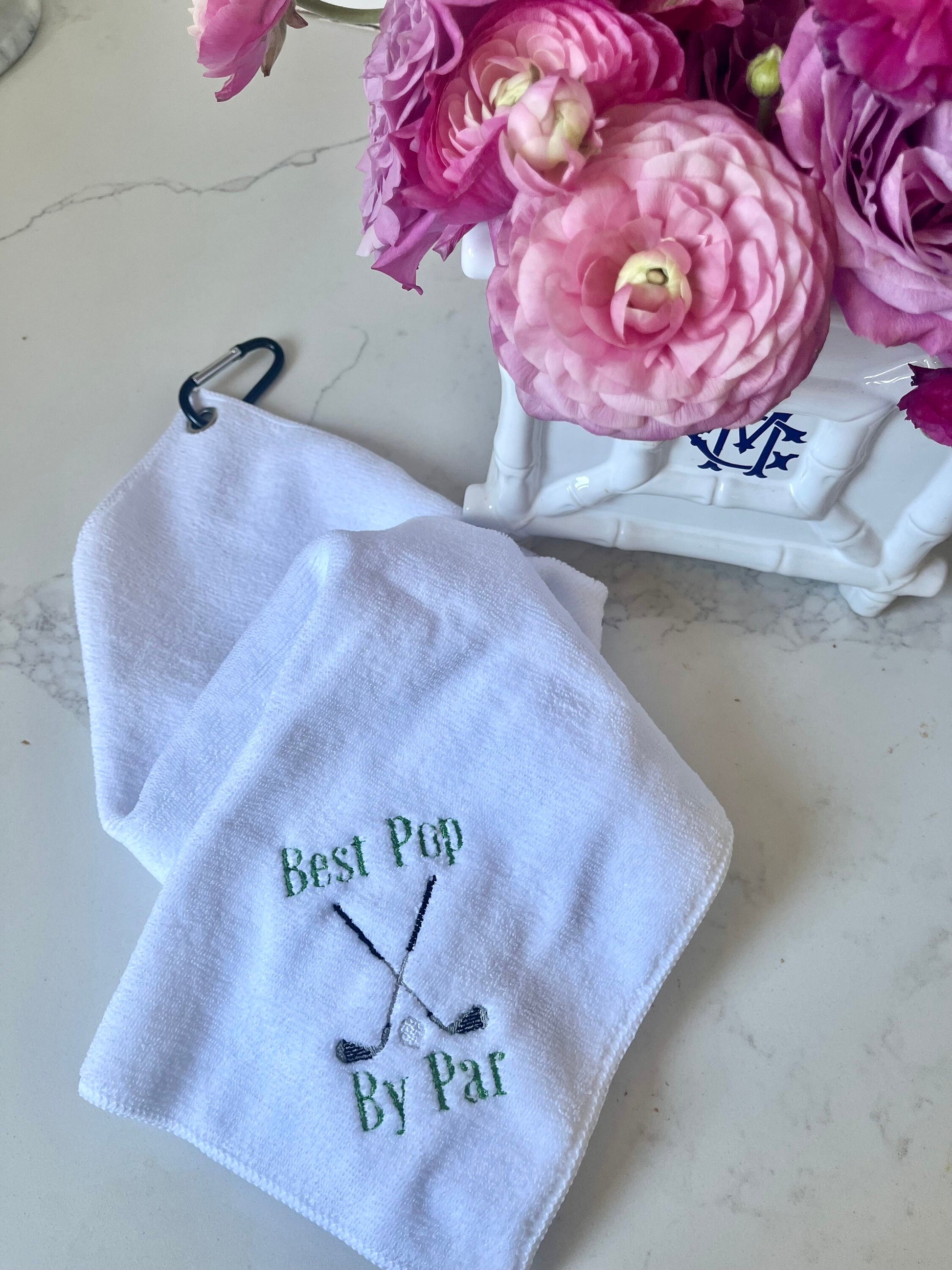 Personalized Golf Towels, Monogrammed Golf Towel, Embroidered Golf Towel, Custom Golf Gift, Golf Gifts for Men, Father's Day, Bachelor Party