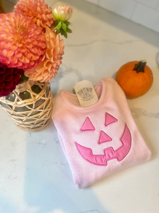 Halloween Pumpkin Sweater | Child's Jack O Lantern Shirt | Applique Jack O Lantern Sweater | Jack O Lantern Shirt | Trick or Treat Shirt