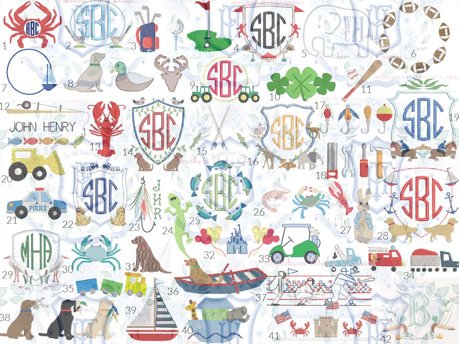 Monogrammed Wreath Sash, Personalized Wreath Sash, Embroidered Wreath Sash, Monogrammed Wreath, Crab Wreath Sash, Coastal, Hostess Gift,