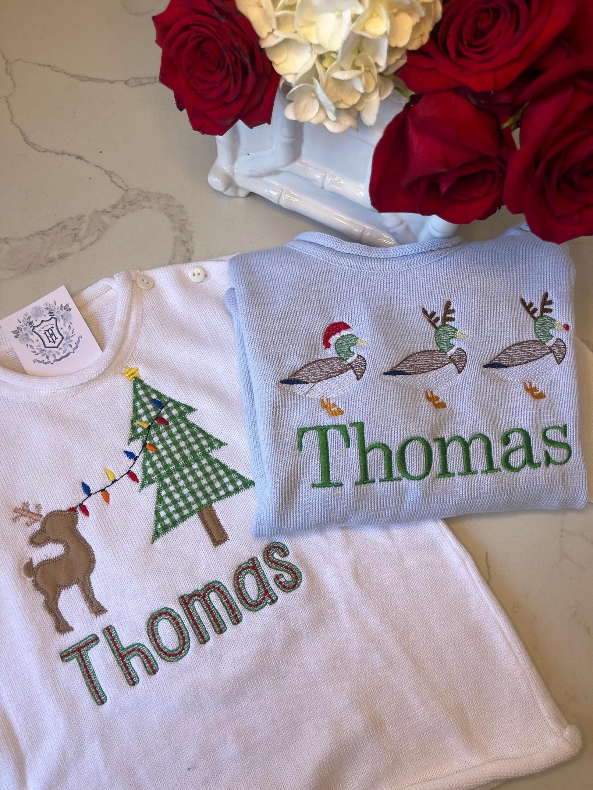 Christmas Monogrammed Rollneck Sweater | Personalized Sweater | Christmas Monogram Shirt | Nutcracker Sweater| Personalized Christmas Outfit