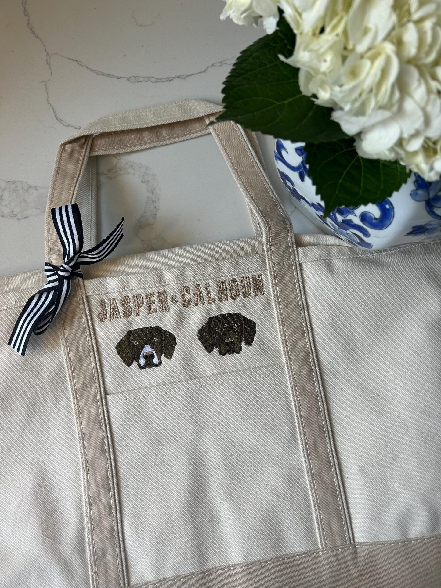 Monogrammed Pet Tote Bag: Personalized Dog Travel Kennel Bag