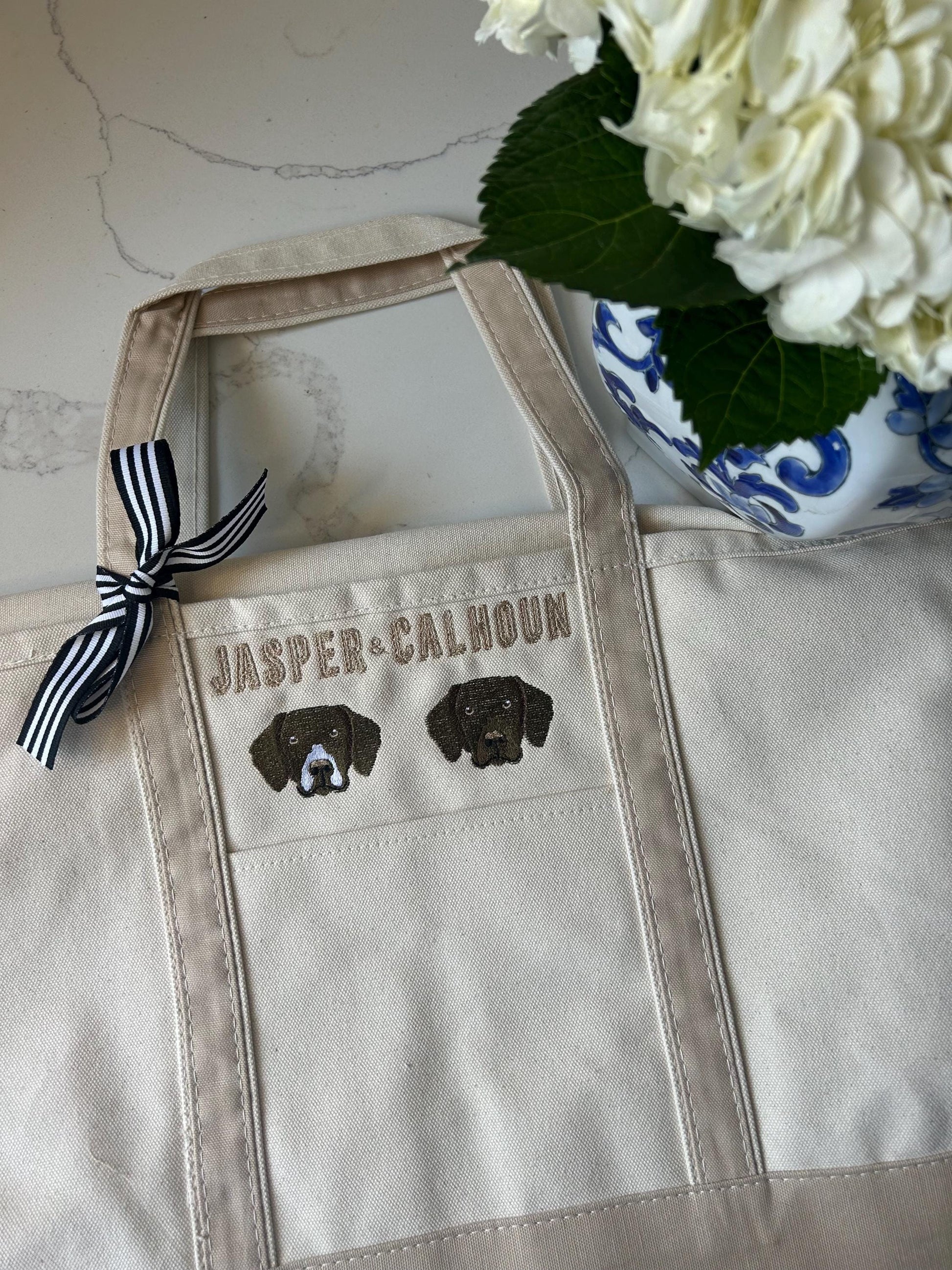 Monogrammed Pet Tote Bag: Personalized Dog Travel Kennel Bag